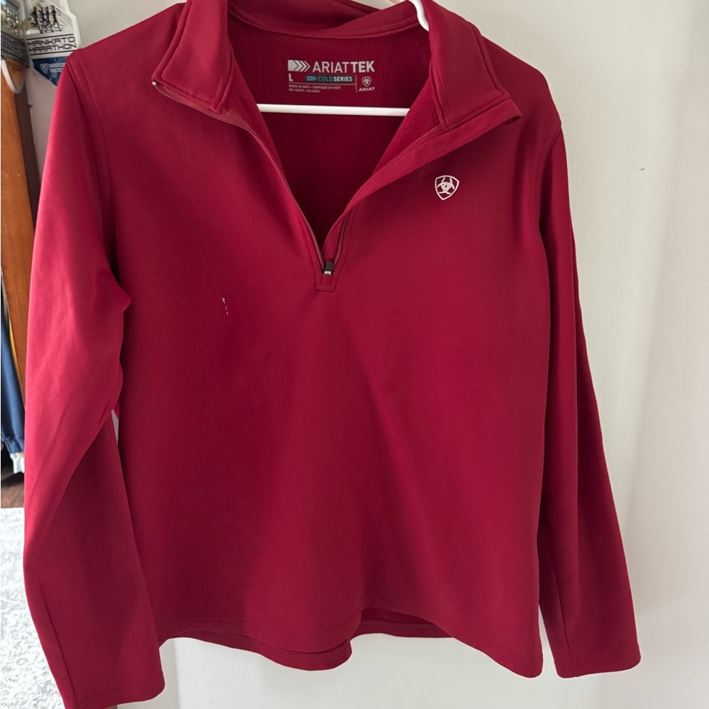 Ariat Red Cold Series Pullover